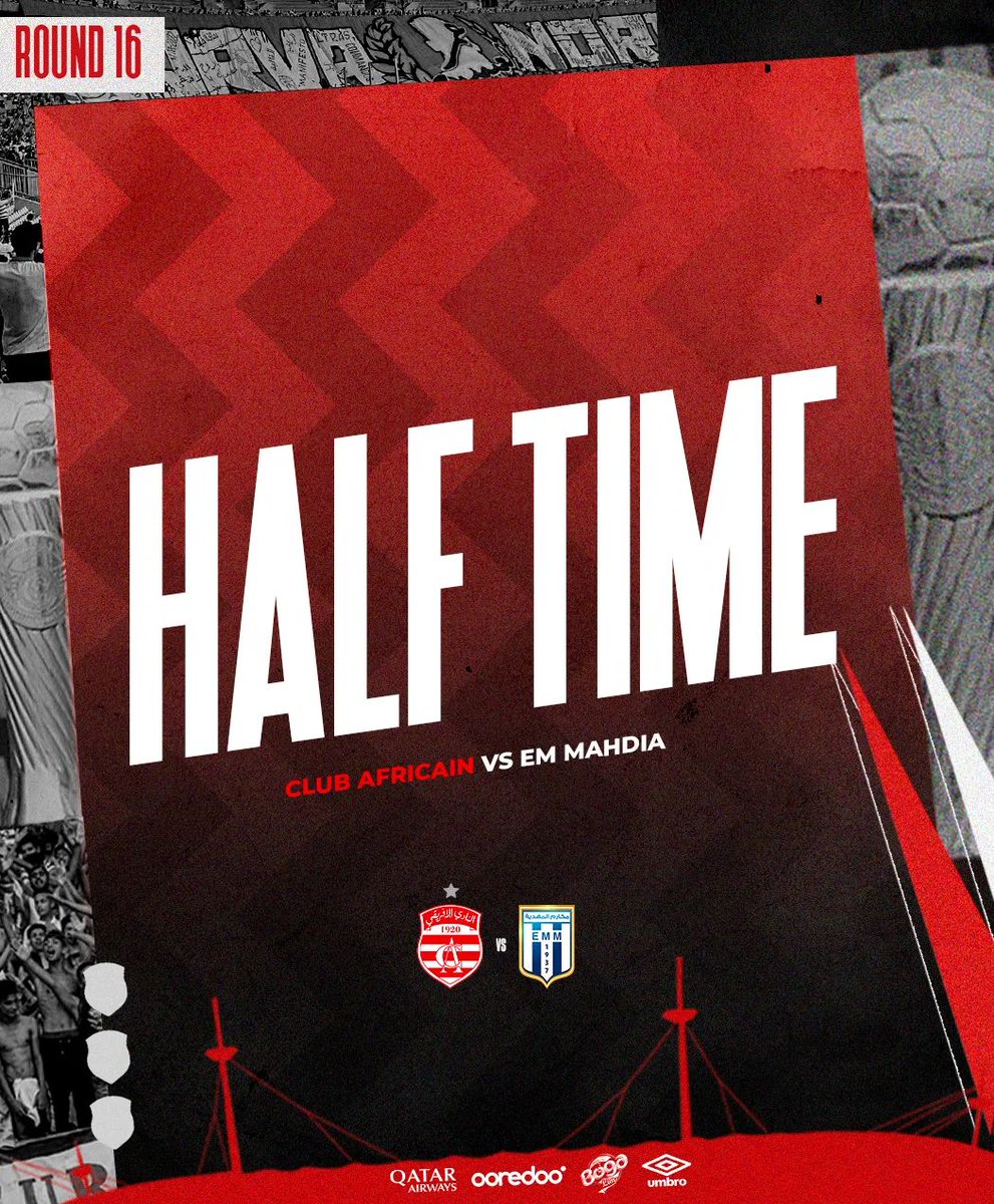 TeamCA_Officiel's tweet photo. โซ๏ธ๏ฟฝ๏ฟฝ๏ฟฝ๏ฟฝ๐๐๐
๐๐๐๐ | #CAEMM
๐ฆ๐น Club Africain 1๏ธโฃ - 0๏ธโฃ Makarem Mahdia
โฝ Hamdi Laabidi
#CoupeDeTunisie ๐น๐ณ๐ | #TeamCA ๐ดโช https://t.co/Jjdg7rXD3k