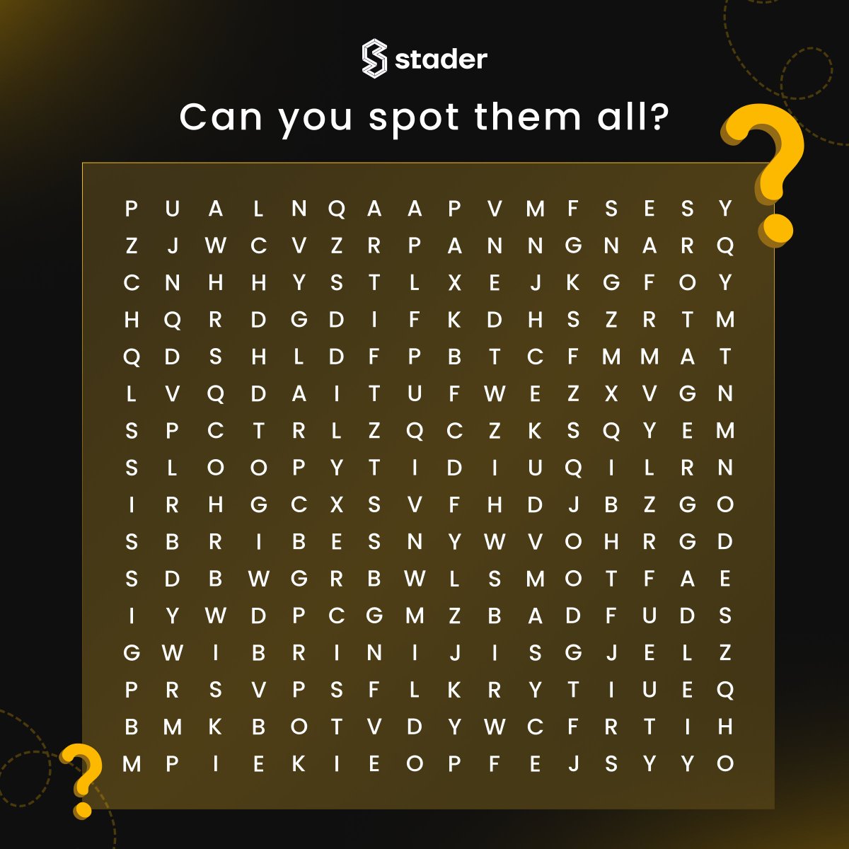 stader_bnb's tweet photo. 💰Time to win some prizes!!💰

Hidden below are the topics of our 5 #Schoolofstaking sessions🤓

Lucky 5 people to find them will win $10 each!! 🤑

In order to qualify, you'll need to:

1⃣Write down your answers in the comments below
2⃣Tag your favourite lesson

Let's go!!🚀🚀 https://t.co/sXlTUEztQz