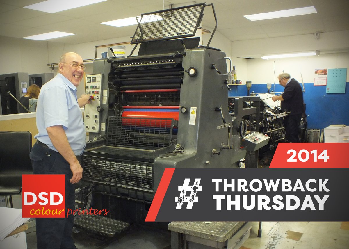 And he’s still printing with a smile on his face today! A throwback picture of Dave - one of our litho press operators. This picture was taken at our old premises down St James Street, King’s Lynn back in 2014. #ThrowbackThursday #kingslynn
