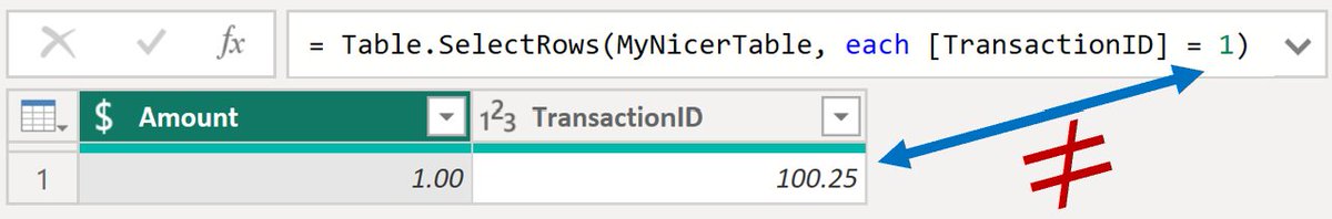 bgribaudo's tweet photo. Value.ReplaceType &amp; Table Column Renames (Bug Warning!)

If you work in the advanced realm of ascribing types, there are a couple interesting behaviors to be aware of related to column renames (including a bug!).

#PowerQuery #MLanguage #PowerBI #Excel

https://t.co/SfxniuDqYi https://t.co/rE8rnHm5Vq