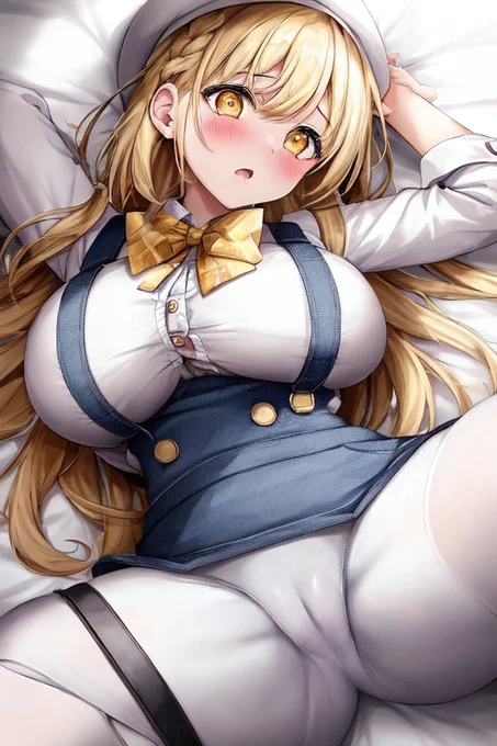 あんま肌色ばっかり生成してないで、ふつーに服着てるHolaraちゃんも作ろうと思ったけど、やっぱエロかったわー。  呪文はALTに #AIイラスト #HolaraAI