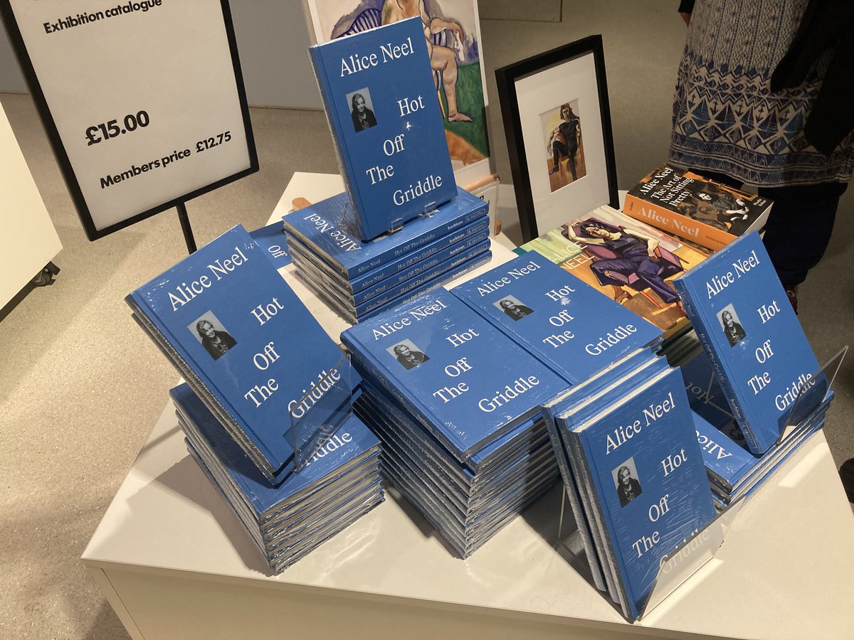 A very special opening of Alice Neel: Hot Off The Griddle last night <a href="/BarbicanCentre/">Barbican Centre</a>. The exhibition is incredible and was so lovely to see so many people carrying a copy of our beautiful little book around with them 🌀