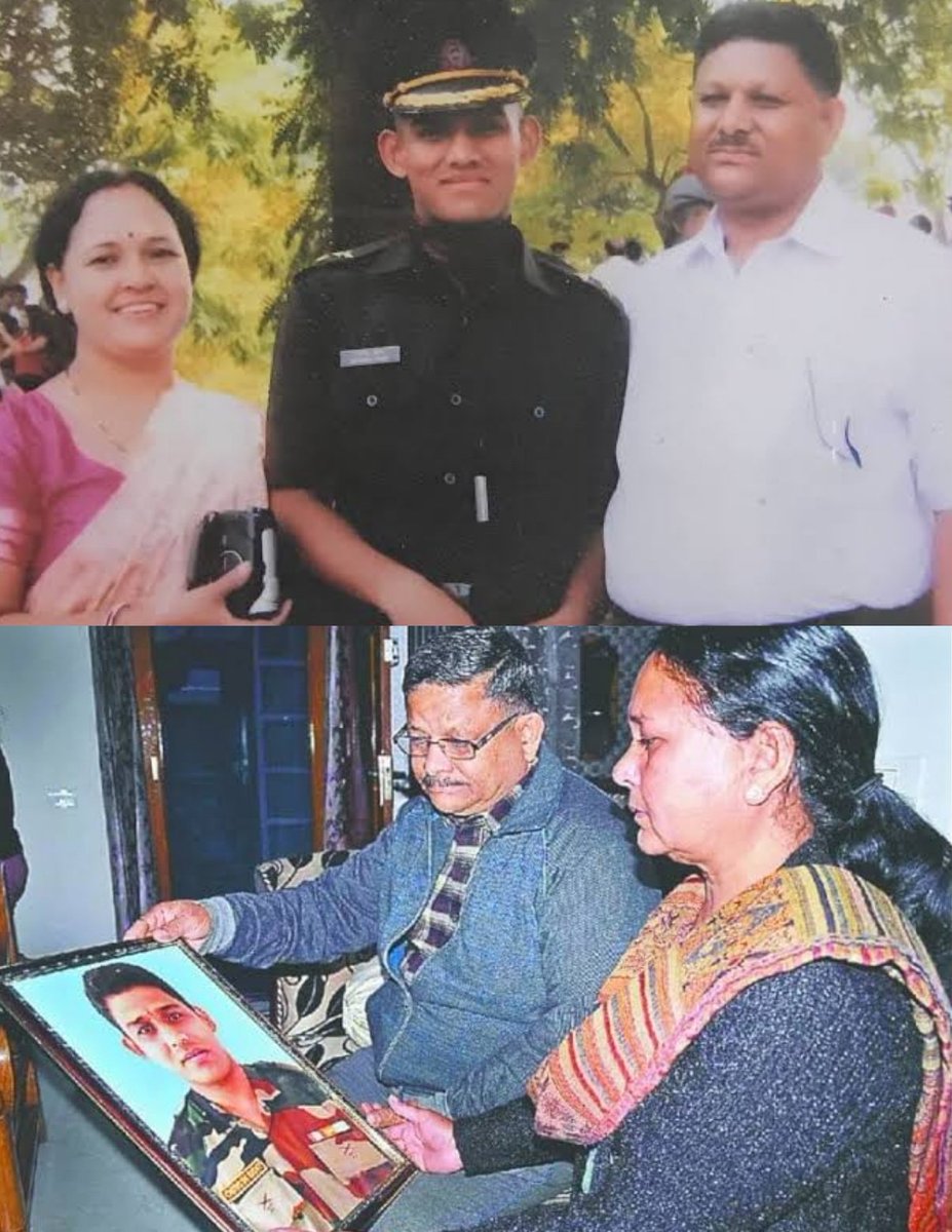 37VManhas's tweet photo. 2010
Smt Rekha Bisht &amp; Sh Surendra Bisht at the pop of their son
MAJOR CHITRESH BISHT
Sena Medal
55 ENGINEERS
#IndianArmy

Now
.. with the memories of him...
Homage to Major Chitresh Bisht on his balidan diwas today. 
#FreedomisnotFree few pay #CostofWar. https://t.co/wDiOnYO45Y