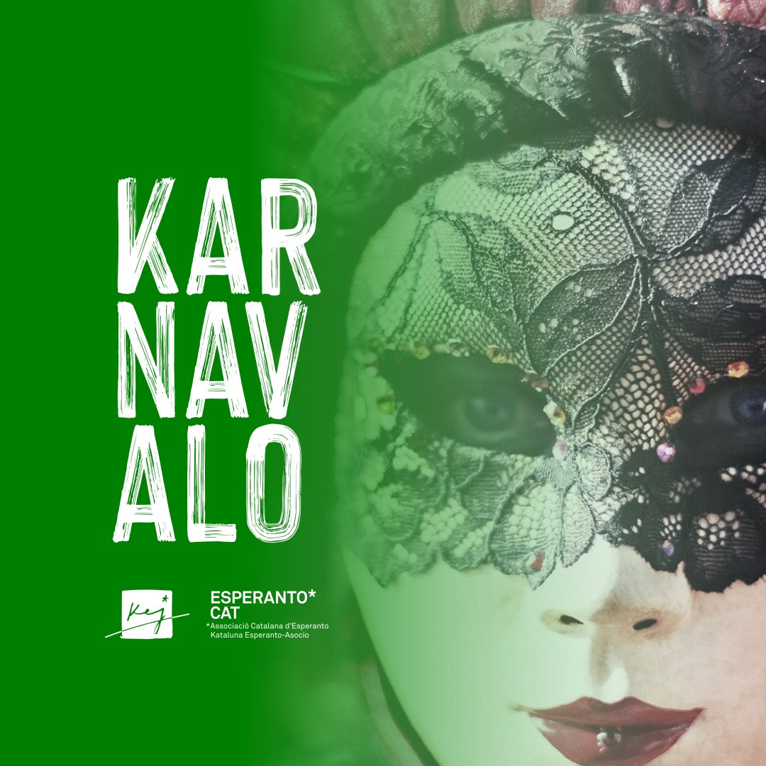 EsperantoCAT's tweet photo. Hodiaŭ ni tradicie festas Grasan Ĵaŭdon, la unuan tagon de karnavalo. Komenciĝas semajno en kiu regos amuzo, diboĉo, ekstravaganco kaj petolemo!

Avui se celebra dijous gras o llarder, el primer dia de carnaval. Encetem setmana regida per la diversió, l'extravagància i la rauxa! https://t.co/pZJ2xbpr6V