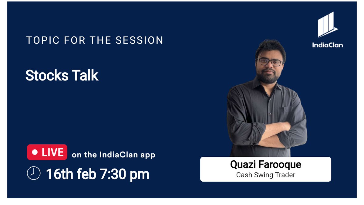 itsqfa's tweet photo. Will be live on @indiaclan today at 7:30 pm..
Plz download Indiaclan app &amp; join the session https://t.co/M6nSgP8U0r