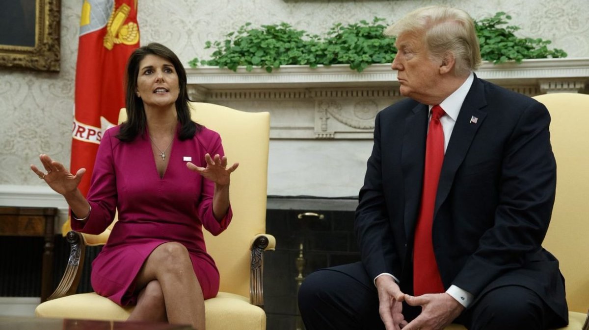 thehill's tweet photo. Haley calls for generational change when asked about differences with Trump https://t.co/hHYfOJZafr https://t.co/dtPBRiNsOR