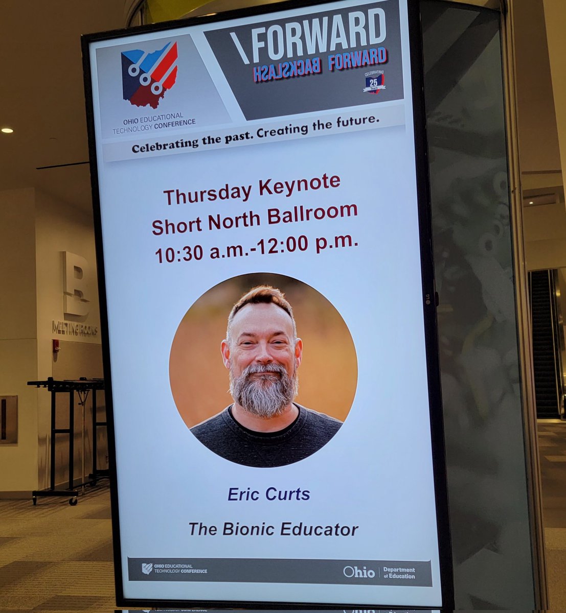 So incredibly honored to be giving the keynote at #OETC23 today! This conference has been a part of my life for over two decades.