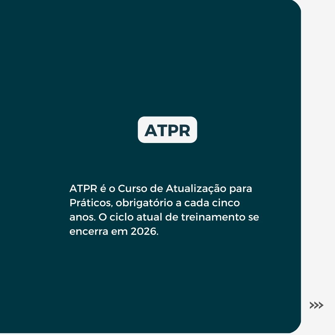 praticagemdobr's tweet photo. Sabia que os práticos devem fazer um curso de atualização a cada cinco anos? O programa brasileiro de treinamento é referência mundial.
#Praticagem #PraticagemDoBrasil #Curso #Treinamento #ATPR #Marinha #MarinhaDoBrasil https://t.co/YVJl3pvNlo