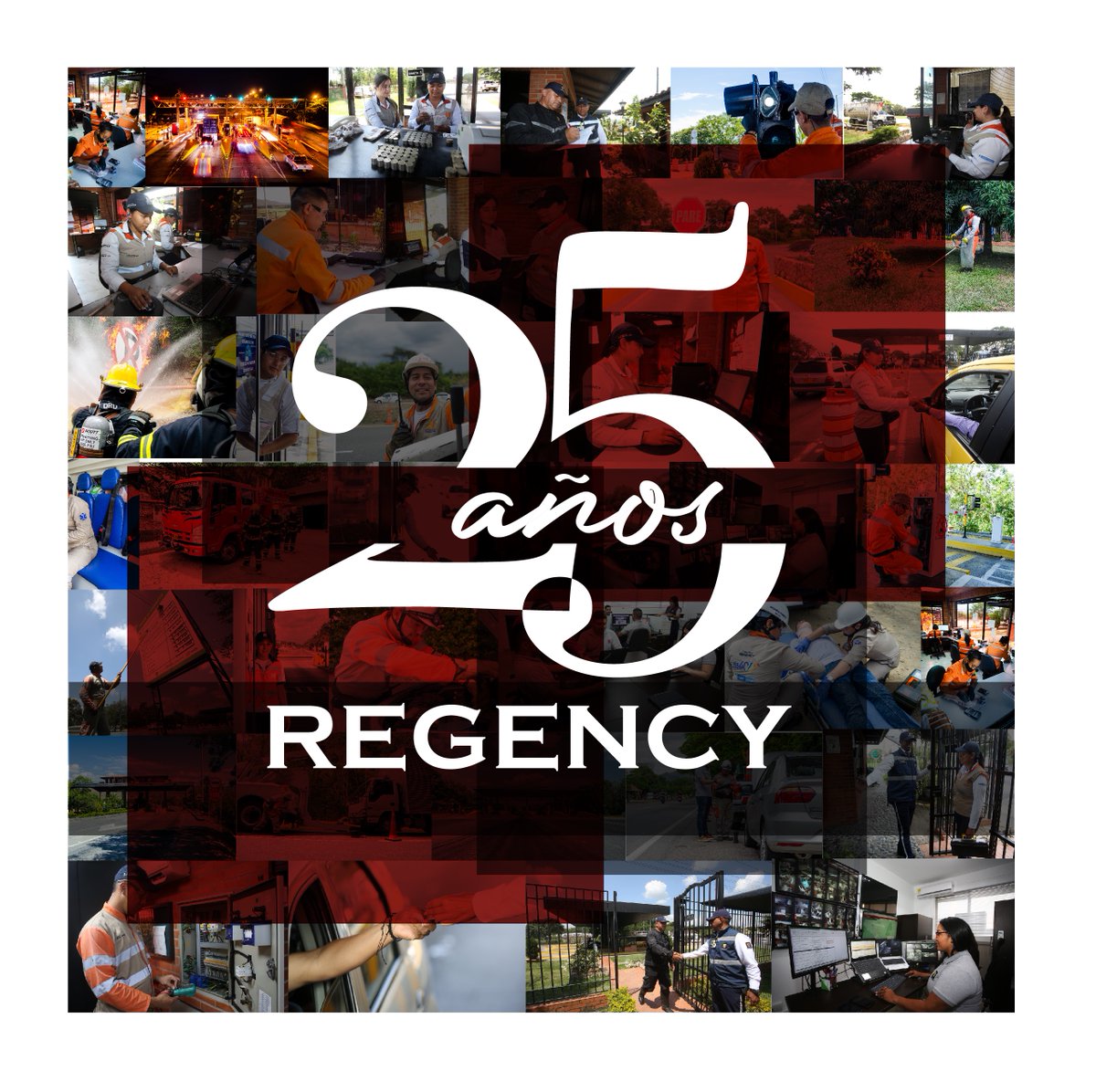 Regency_sas's tweet photo. ⭐ ¡Estamos de Aniversario! ⭐

A todos los que hacen parte de esta linda historia, nuestro más sincero agradecimiento. 

¡Feliz Cumpleaños Grupo Regency!

#Regency #GrupoRegency #FelizCumpleaños #Aniversario25 #Regency25Años #OperaciónVial #OperaciónPeajes https://t.co/DlKUxWfgUp