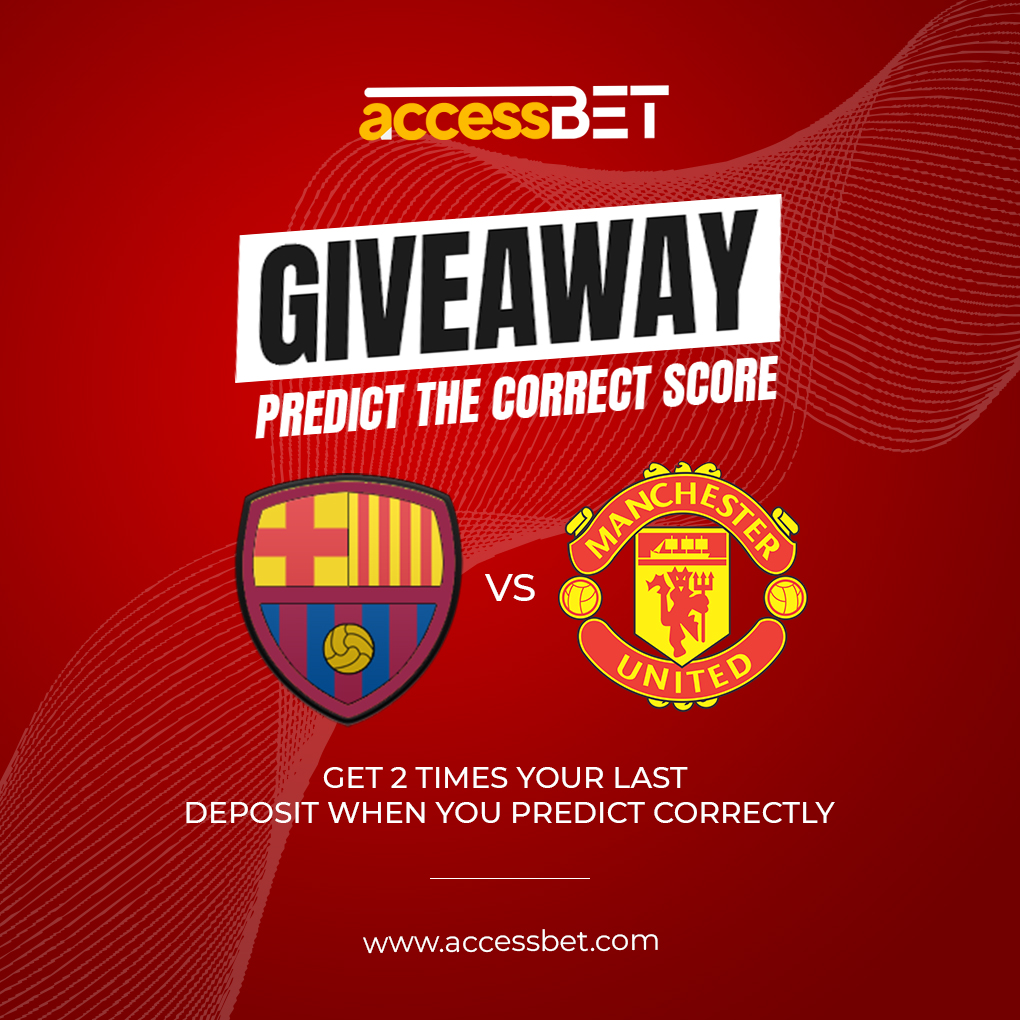 AccessBET's tweet photo. 🚨🚨 𝗚𝗜𝗩𝗘𝗔𝗪𝗔𝗬 🤑💰 

Comment the correct full-time score &amp; your userID and stand a chance to win  𝟮 𝗧𝗜𝗠𝗘𝗦 your last deposit on AccessBET 

Multiple  entries will be disqualified.

#BARMUN #EuropaLeague https://t.co/Y4Ukp0tdCa