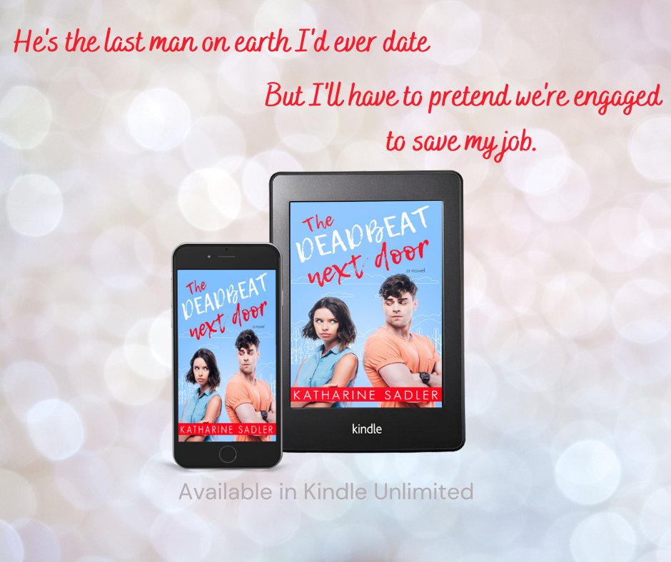 KatharineSadler's tweet photo. #smalltown #romanticcomedy The Deadbeat Next Door is #free with #kindleunlimited: https://t.co/Yp74aRd6ud

#smalltown #romanticcomedy #fakefiance #fakefiancee #kindle #kindleunlimited #kindlebooks #katharinesadler #readers #romancereads #kindlebook #romancebookworm #romancebooks https://t.co/aXxUxYvLcY