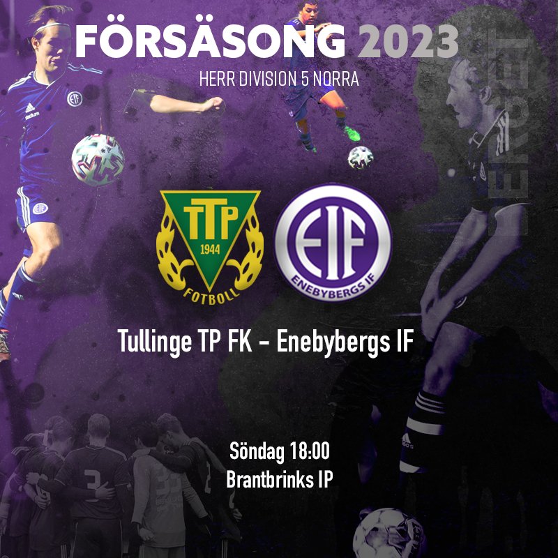 enebybergherr's tweet photo. På söndag spelar vi vår andra försäsongsmatch där Tullinge TP FK tar emot oss på Brantbrinks IP. https://t.co/Gqw3pq6gaP