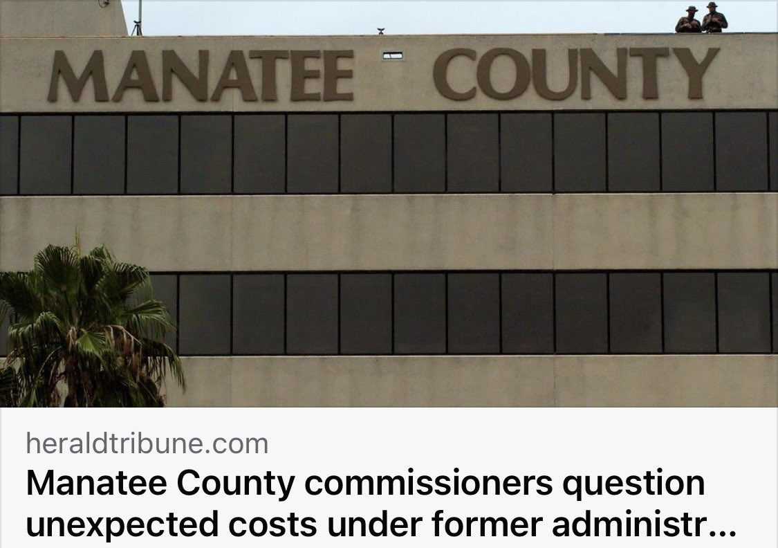 Hopes was negotiating deals and spending tax dollars for the last 16 months - if I knew about it, all commissioners did. This is why the Clerk wanted an investigation. She expressed “grave concerns” in a letter. But, 4 commissioners would not have it - they let it continue.