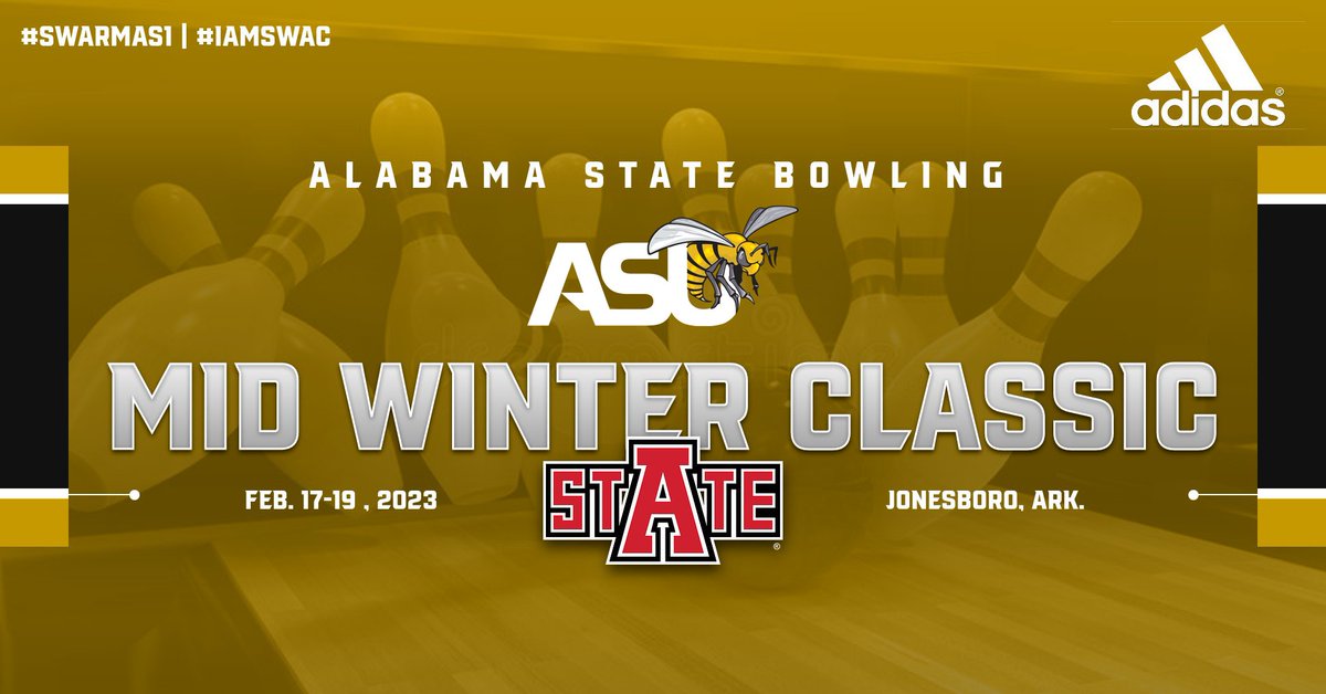 Day 2 of the Mid Winter Bowling Classic! RT to wish <a href="/BamaStateBowl/">ASU Bowling</a> luck Jonesboro, Ark.!

#SWARMAS1 | #IAMSWAC