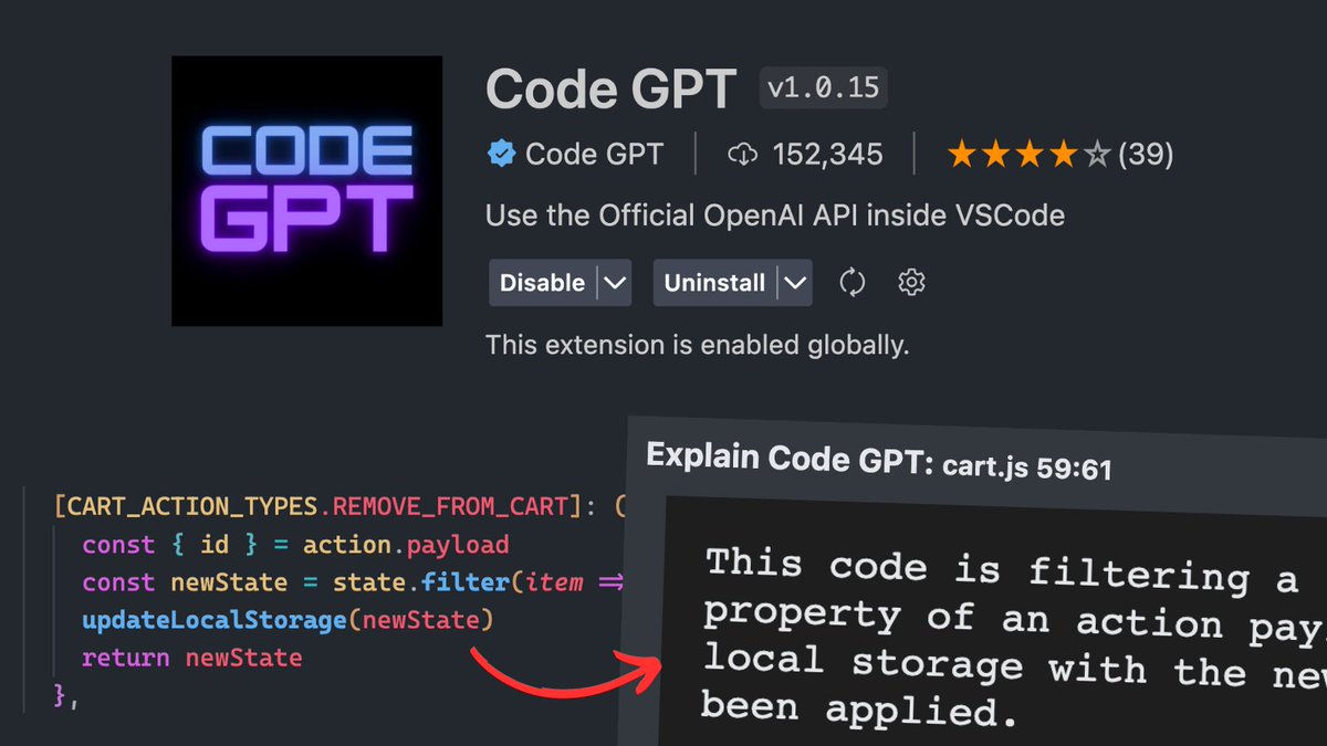 ¡ChatGPT integrado en Visual Studio Code!

HOY en Twitch, hablamos con el creador de Code GPT

Una alternativa a GitHub Copilot que genera código y te explica el que ya tienes

Empieza a las 18:00H (hora España):