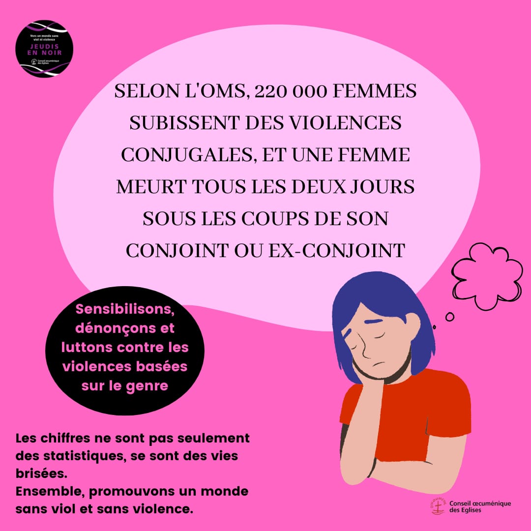 THURSDAY IN BLACK /JEUDI EN Noir pour un monde sans viol ni violence