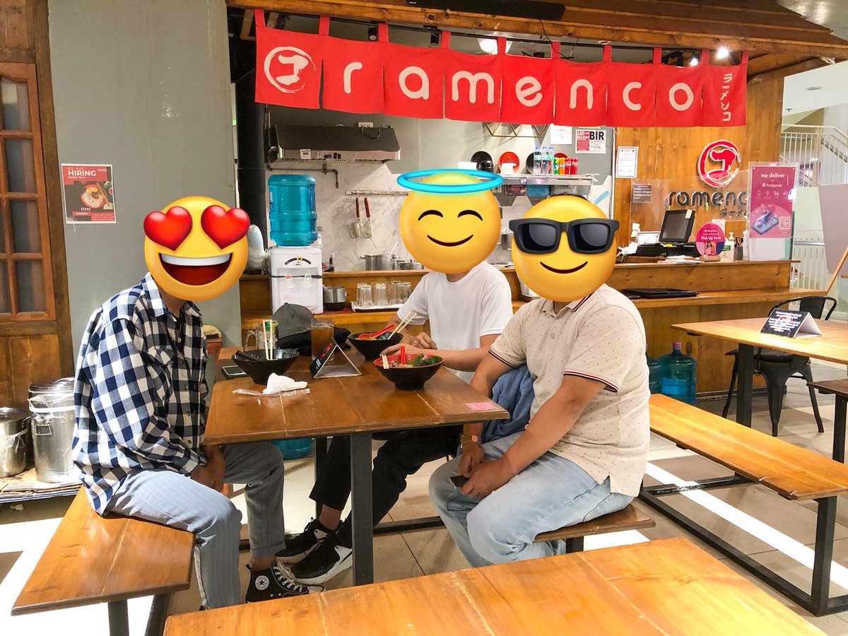 a_Nate_'s tweet photo. Grateful for this bowl of ramen goodness and genuine friends. @khylrr @RantsAndReasons 💖🫶 #RamenThursday #postvalentines 😁 https://t.co/m9T9x0weoB