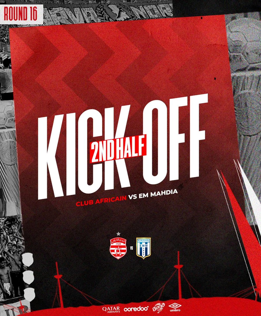 clubafricain's tweet photo. โฝ ๐๐ข๐๐-๐๐
๐
2๐ง๐ ๐๐๐๐
โฝ
#Round 1๏ธโฃ6๏ธโฃ ๐ #CAEMM https://t.co/JmwmydE61y