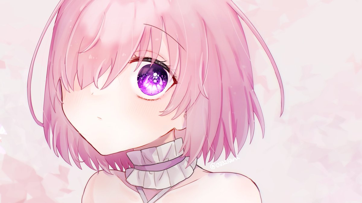 マシュ・キリエライト(Fate) 「マシュまじ天使 #FGO 」|はるかっぱのイラスト