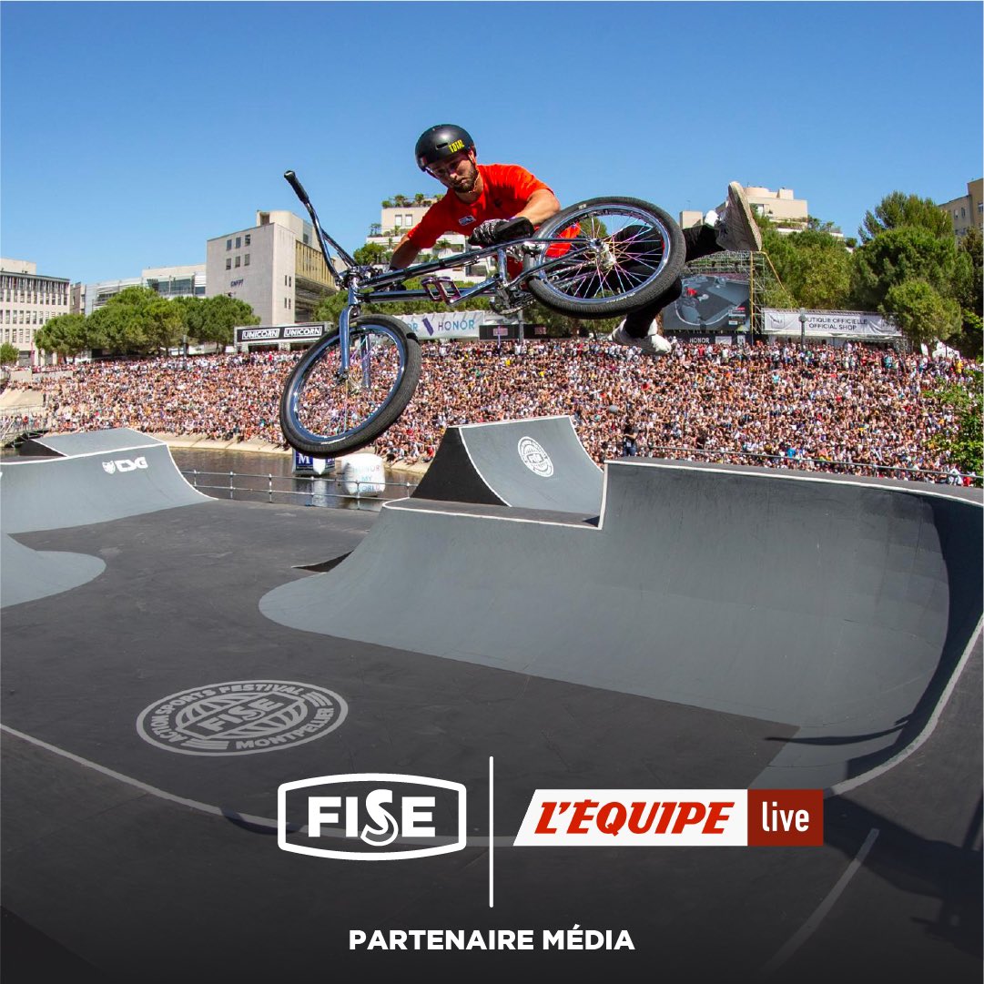 GroupHurricane's tweet image. @L'Équipe et #HurricaneGroup viennent de conclure un accord de diffusion du #FISE Montpellier et des étapes de Coupe du Monde UCI #BMX Freestyle 2023.

Une belle opportunité pour les sports urbains de renforcer leur exposition à un an des Jeux Olympiques de Paris 2024.