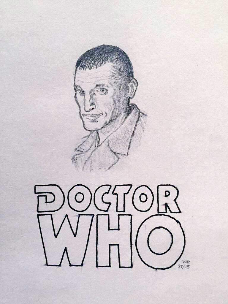 Happy birthday, Christopher Eccleston! Here s an old amateur drawing from several years ago. 