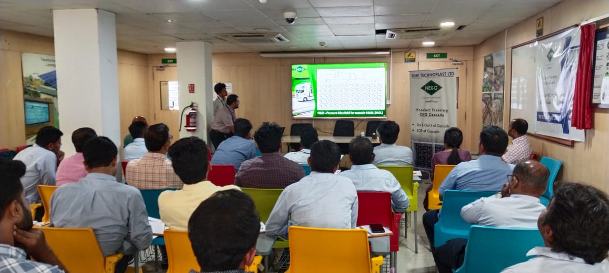 Our Nex-G team conducted training session at Mahanagar Gas Limited on 13th Feb for CNG Cascade - Safe Handling Procedure &amp; Do's &amp; Don't in case of emergencies. 

#team #training #CNG #cascade