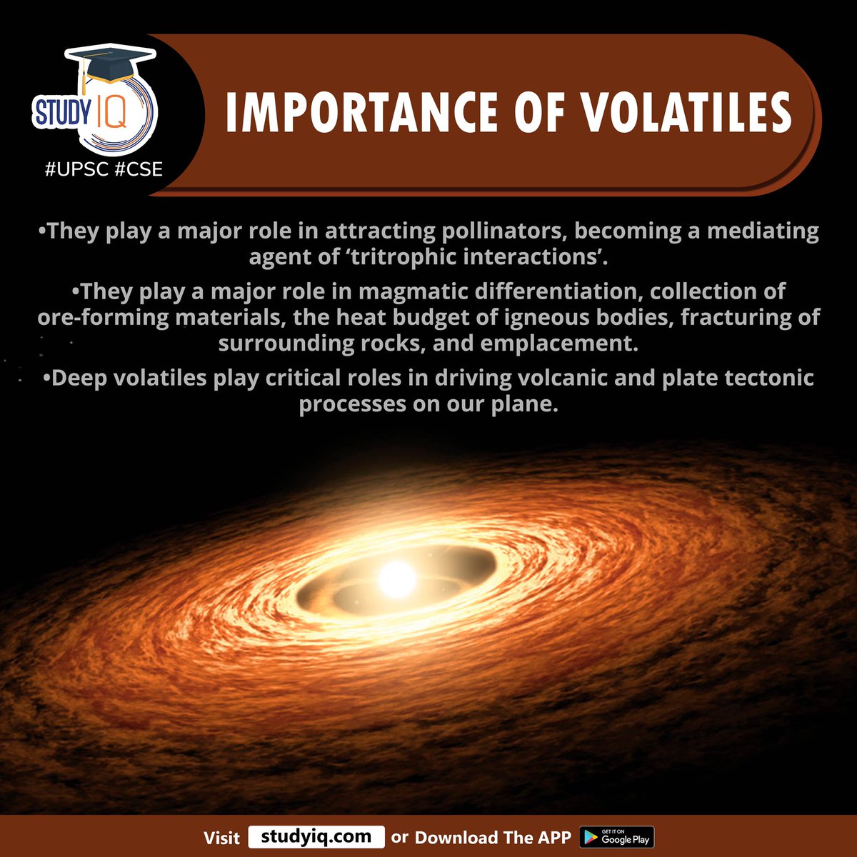 Newspoket's tweet photo. Volatiles
#volatiles #whyinnews #researchofmeteorites #solarsystem #vapour #lowtemperatures #carbondioxide #nitrogen #ammonia #hydrogen #methane #sulfurdioxide #water #tritrophicinteractions #volcanic #platetectonic #upsc #worldnews #spacenews #worldaffairs #ips #ias #cse https://t.co/n7ANrkJb9f