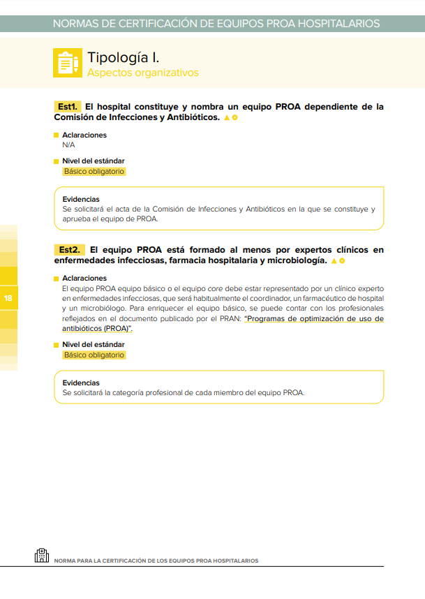 🆕🦠💊Norma para la certificación de los equipos PROA hospitalarios <a href="/PRANgob/">Plan Antibióticos</a> <a href="/sefh_/">S.E.F.H</a> <a href="/SEIMC_/">SEIMC</a>

Guía de trabajo imprescindible con 50 estándares que define las buenas prácticas y los requisitos que deben cumplir los #PROA hospitalarios 

#NormasPROA resistenciaantibioticos.es/es/publicacion…