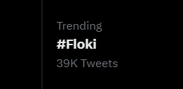 #Floki is trending on Twitter once again!

The #FlokiVikings continue to make it clear that they are the fiercest army in crypto!