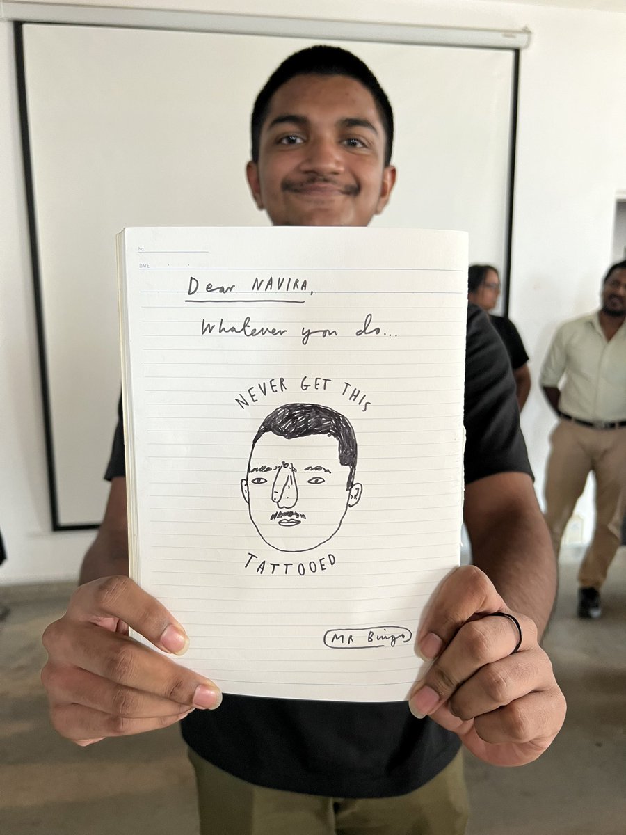 Mr_Bingo's tweet photo. “Whatever you draw I will get it tattooed” https://t.co/d36Evi5eBr