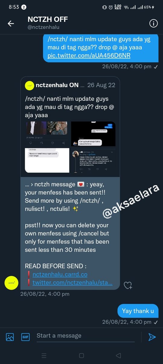 aksaelara's tweet photo. @nctzenhalu Aku kakk 😢😢 https://t.co/A4G2xfBTBD