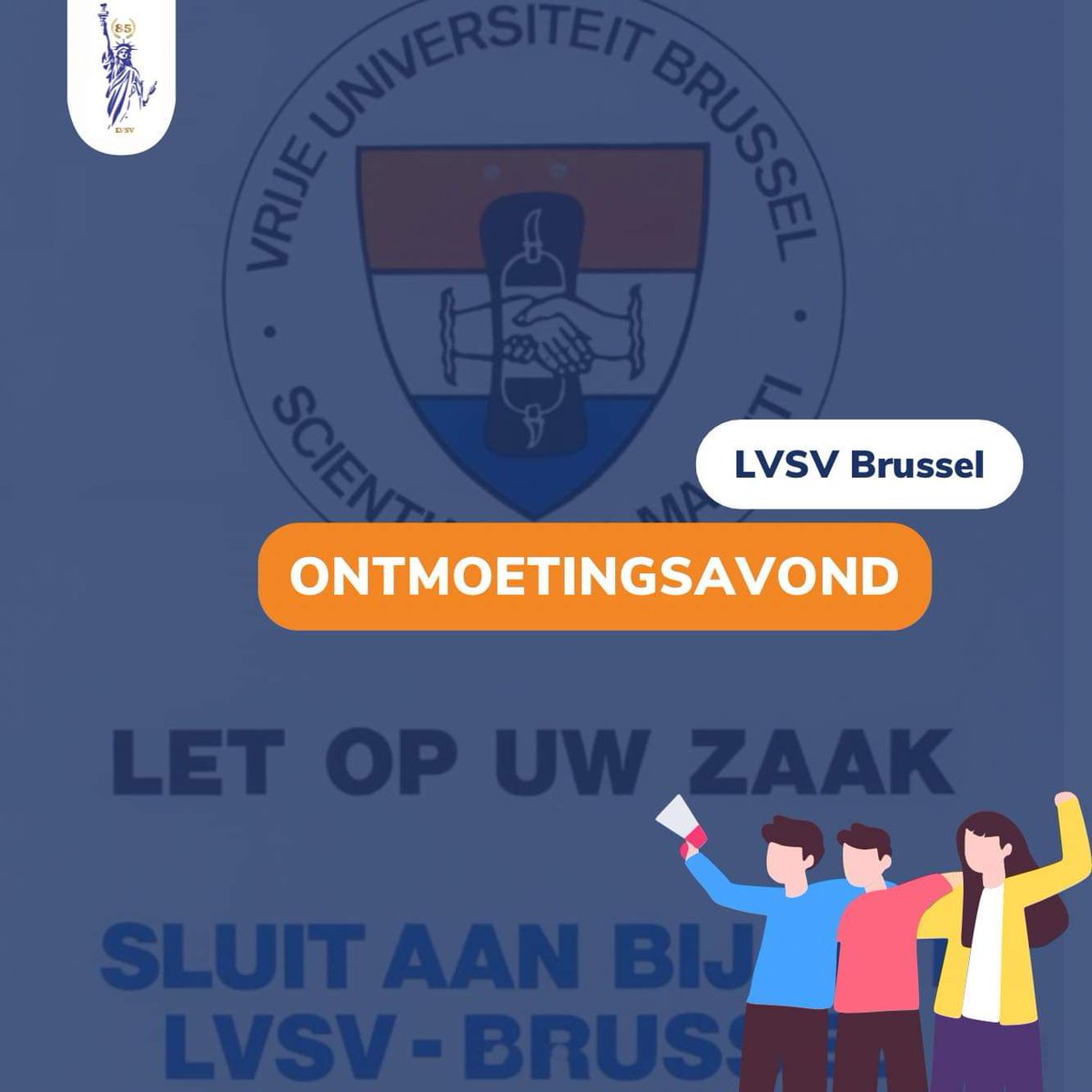 Kom ons volgende week dinsdag om 20 uur ontmoeten in de lounge bar van vub campus Etterbeek. Er zal een gratis vat zijn! facebook.com/events/s/ontmo…