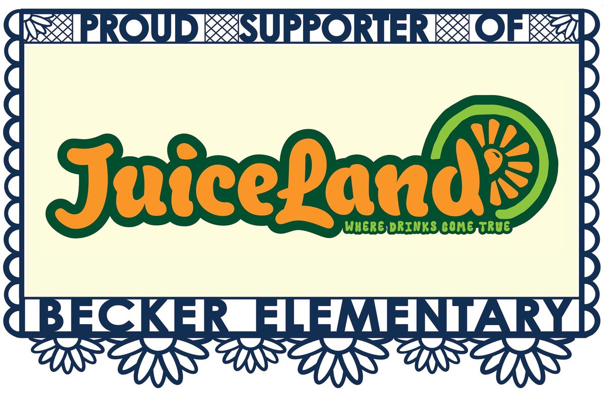BeckerElemPTA's tweet photo. #juevesdeagradecimento

Gracias a @JuiceLand por su generosidad patrocinando esta pancarta.

Si usted o alguien que conoce está interesado en patrocinar una pancarta para la cerca de nuestra escuela, visite el acceso directo: https://t.co/aAOzApb5AL https://t.co/LRpsMffw6A