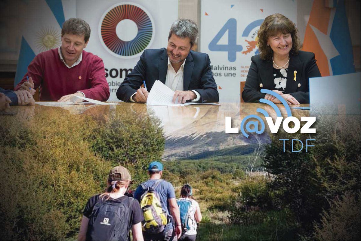 LaVozTDF's tweet photo. #FinDelMundo Programa Nacional de #FomentoTurístico: #TierraDelFuego incorporada a la #RutaNatural @gustavomelella @MatiasLammens @monica_urquiza #TDF @TurismoNacionAR @InFueTur https://t.co/hVMlF7yiRB https://t.co/Dzpe6noz2I