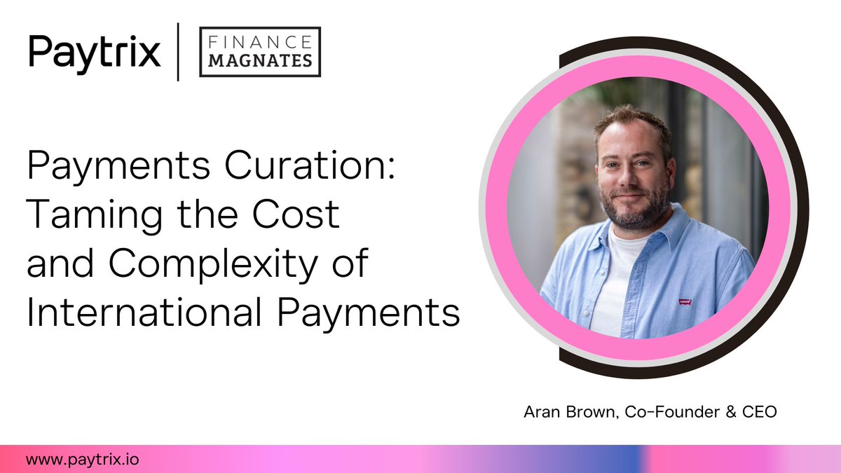 #InternationalPayments are costly, and bring a great deal of operational friction to businesses. 

Creative disruption is needed - and fast. Is #PaymentsCuration the answer?

#Paytrix Co-Founder &amp; CEO, Aran Brown explores this and more in the latest <a href="/financemagnates/">Finance Magnates</a> article 👇