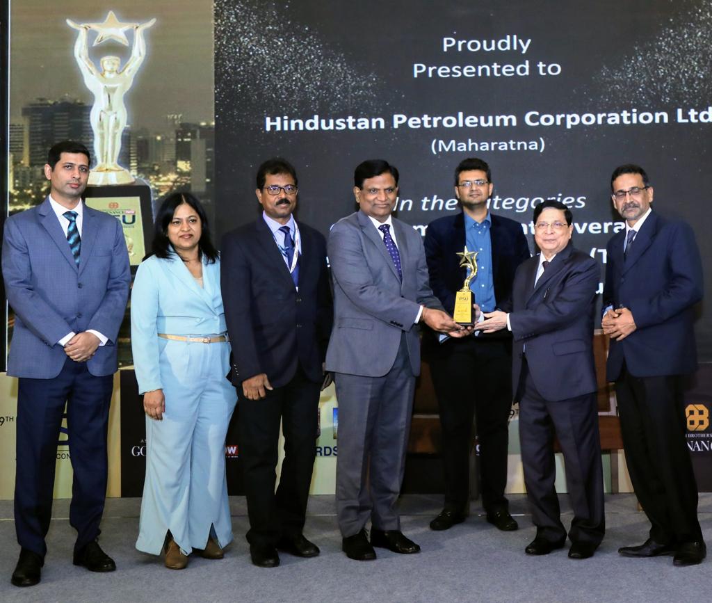We are honoured to receive the Governance Now PSU Awards at the hands of Justice Sh. Dipak Mishra, Former CJI, Supreme Court for :
~CSR Commitment
~Reskilling of Employees
~Investment in Start-Ups

#HPCL is committed to creating an #AatmaNirbharBharat and #DeliveringHappiness