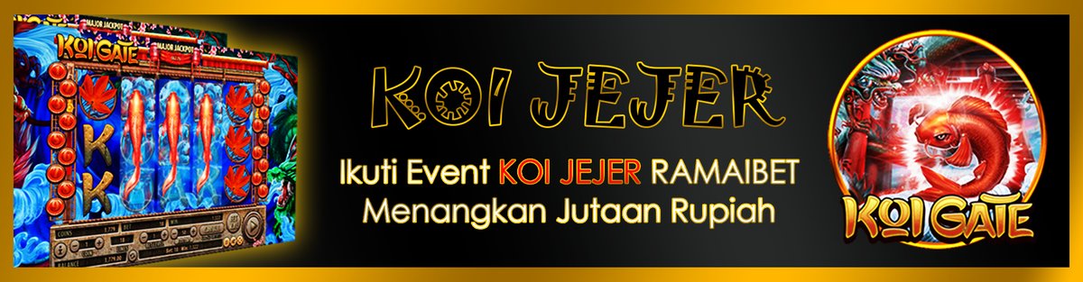 ramaibet's tweet photo. EVENT KOI JEJER 2 , 3 DAN 5 :
KLAIM DI : https://t.co/LdO7E5cFMq
BONUS KLAIM SEHARI 1X , MAKS 1 JUTAAA !
#slotgacor #RAMAIBETKOIGATE #RAMAIBETGACOR #EVENTKOIJEJER https://t.co/GSgASxtr4f