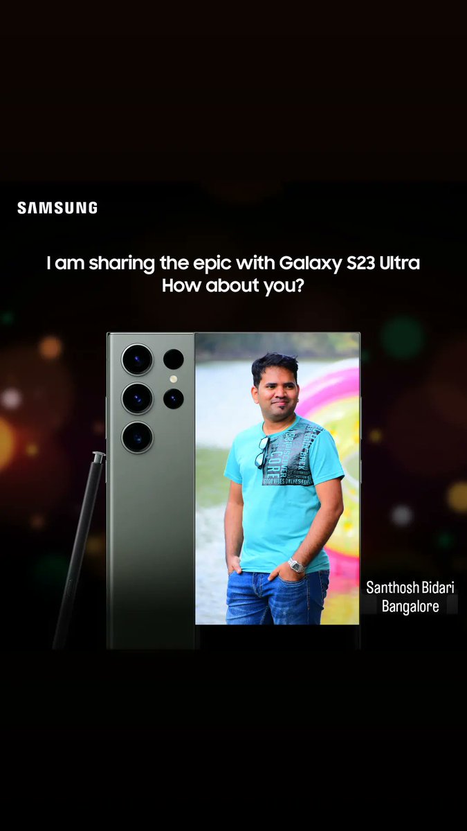 sanbidari's tweet photo. #IAmEpic #ShareTheEpic #GalaxyS23 #Samsung https://t.co/EQiiKVv0vV