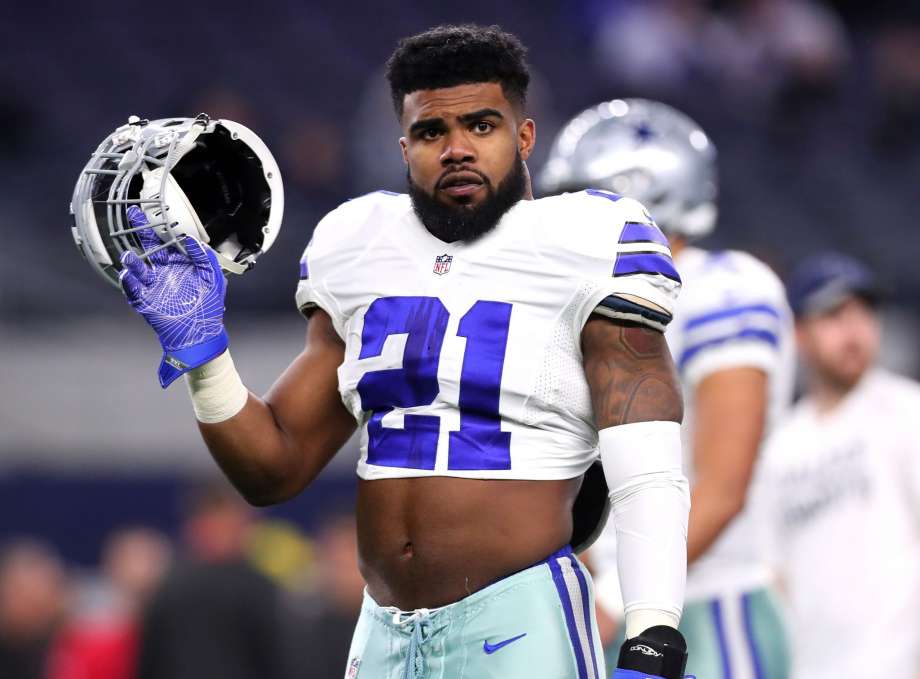 NFL_DovKleiman's tweet photo. The agents of #Cowboys RB Zeke Elliott will "figure out his value at the combine" and then decide if they'll accept a restructured contract to stay with Dallas, according to @AdamSchefter 

If Zeke refuses to restructure contract his contract, he'll be released. https://t.co/RWfKh32Pvj