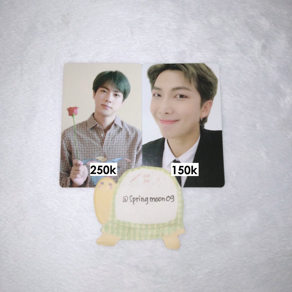 Springmoon09's tweet photo. help rt please 💜
wts // want to sell // lfb

✅ price tertera di gambar
✅ bisa shopee
✅ ww available
📍 dom jakarta
❌ adm shopee

condi by dm
Mention or reply after dm 🫶

t. wts bts bangtan rm jin yoongi Jhope Jimin Taehyung jungkook ready ina https://t.co/mgII5TWR8p