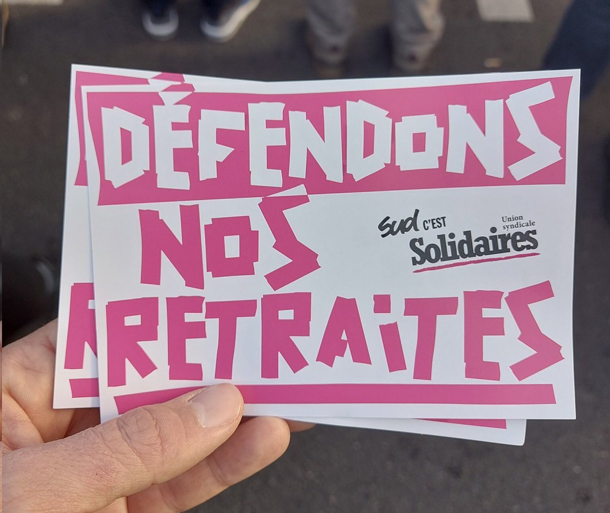 📣En grève, en manif pour défendre nos retraites 
#16fevrier 
#ReformeDesRetraites