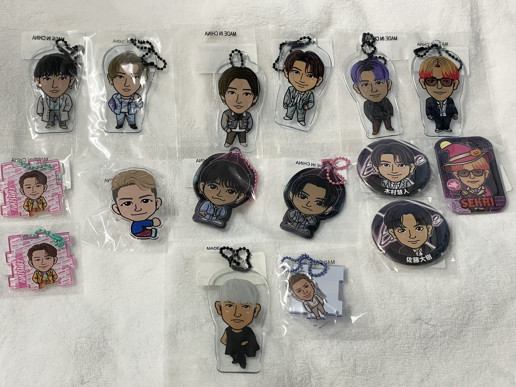 FANTASTICS 揃わ 瀬口黎弥 BOT 缶バッジ フォトカード