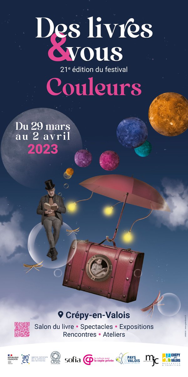 📚✍️ Ça y est ! On connaît maintenant la thématique de la 21e édition du Festival Des livres &amp; vous qui aura lieu du 29 mars au 2 avril. Après plusieurs années d'absence, le Festival est de retour avec un programme haut en couleurs ! À suivre 😉.