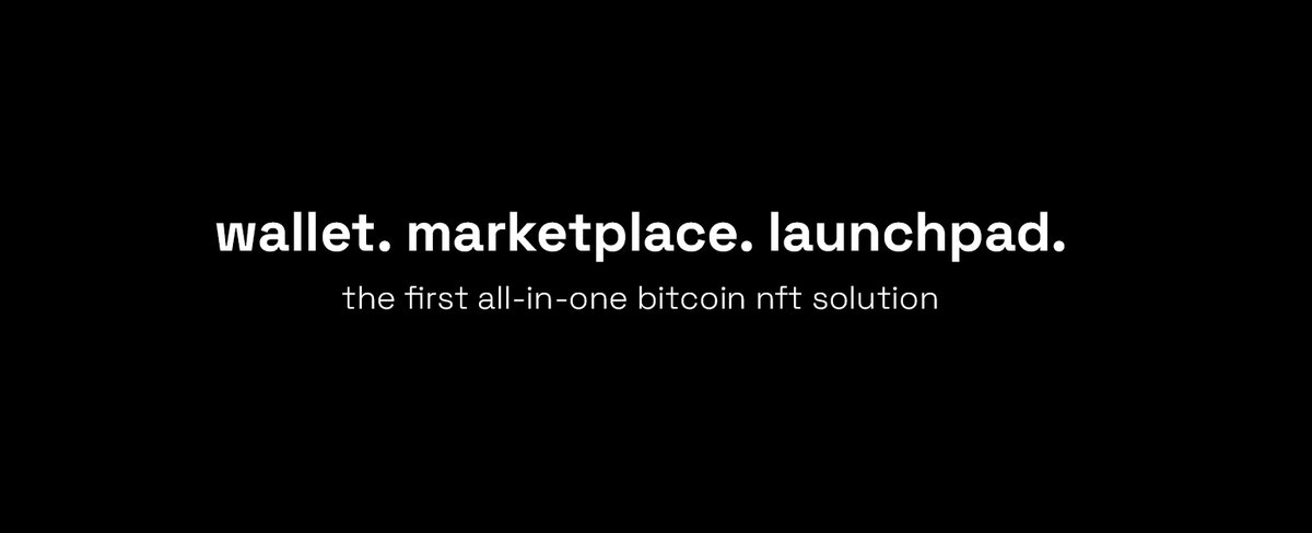 OrdinalsGateway's tweet photo. We are proud to announce that we will be the easiest gateway into #Bitcoin NFTs with a full-package solution.

wallet (hard wallet too!), marketplace, launchpad, and more.

https://t.co/ol0Abyepij https://t.co/PoJeTQbtkE