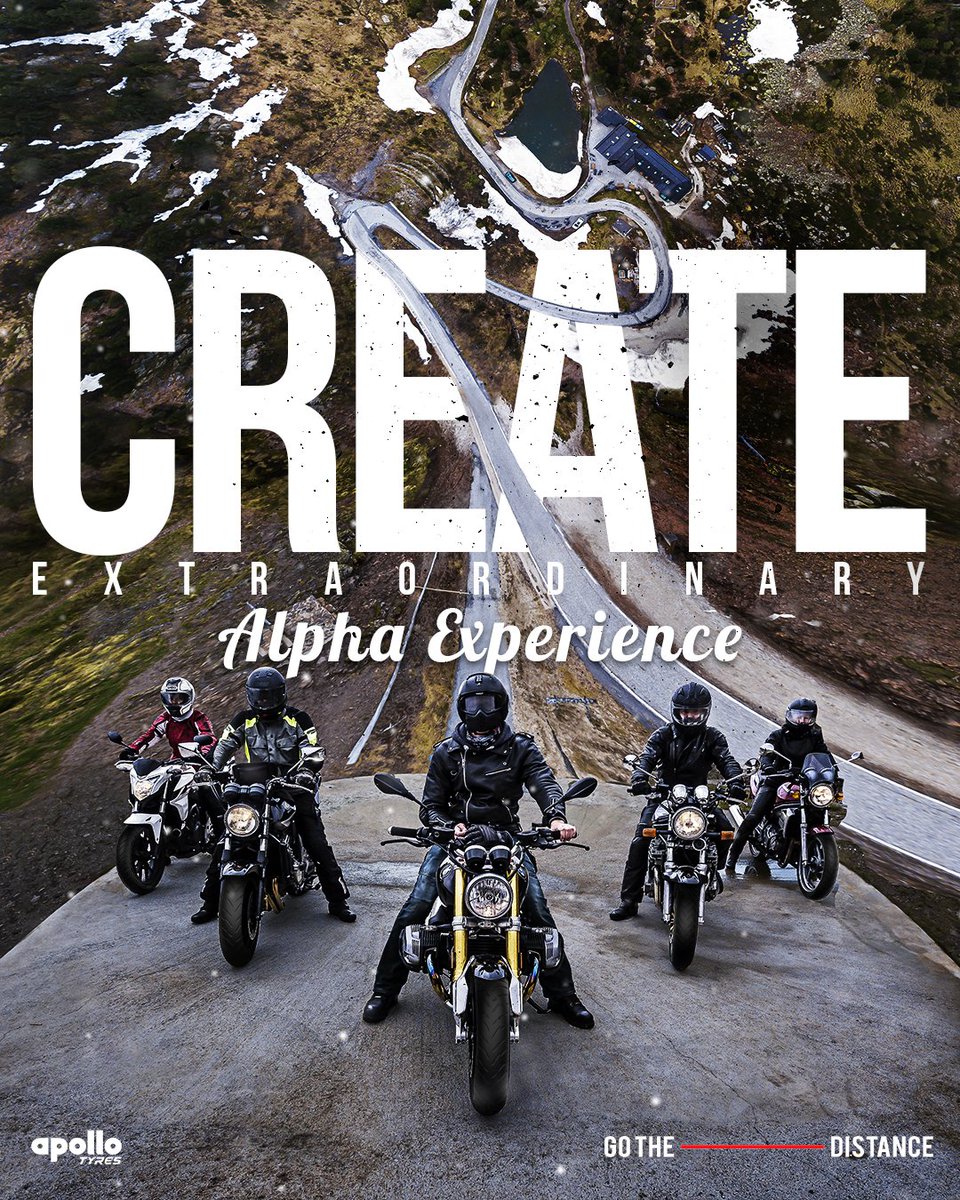 apollotyres's tweet photo. Take control of your journey with the most stable tyres. #GoTheDistance in search of new experiences with Apollo Tyres.
#ExploreWithApollo #ThrillUpYourBeast #ApolloTyre #BadRoadBuddies #Biking #BikersRide #RidewithAlpha #ThrillingRides https://t.co/R4TXZTVuOR