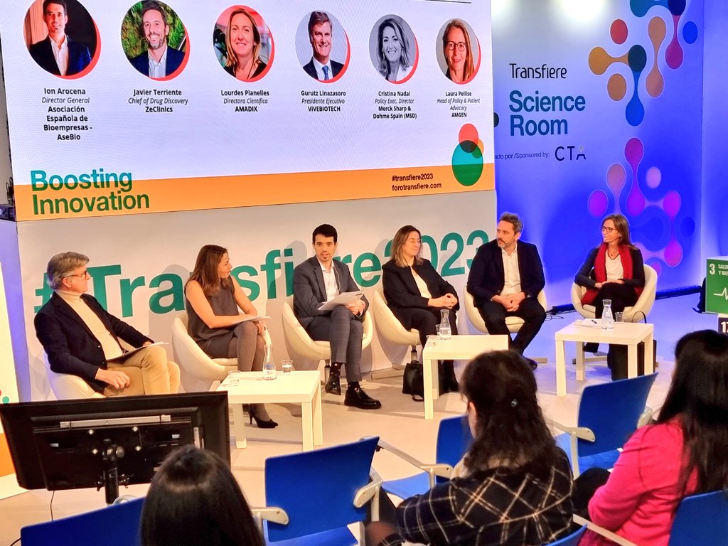 ForoTransfiere's tweet photo. ✅ Mesa redonda “Biotecnología en la Salud de Vanguardia” en el espacio #ScienceRoom de #Transfiere2023 Poniendo en valor el trabajo del sector biotecnológico en varias áreas clave.
🗣️ Con @Asebio, @Zeclinics, @AmadixDx, #VIVEbiotech, @MSDEspana y @AmgenSpain.
➡️ @CTAndalucia https://t.co/2sbyL1vLlC