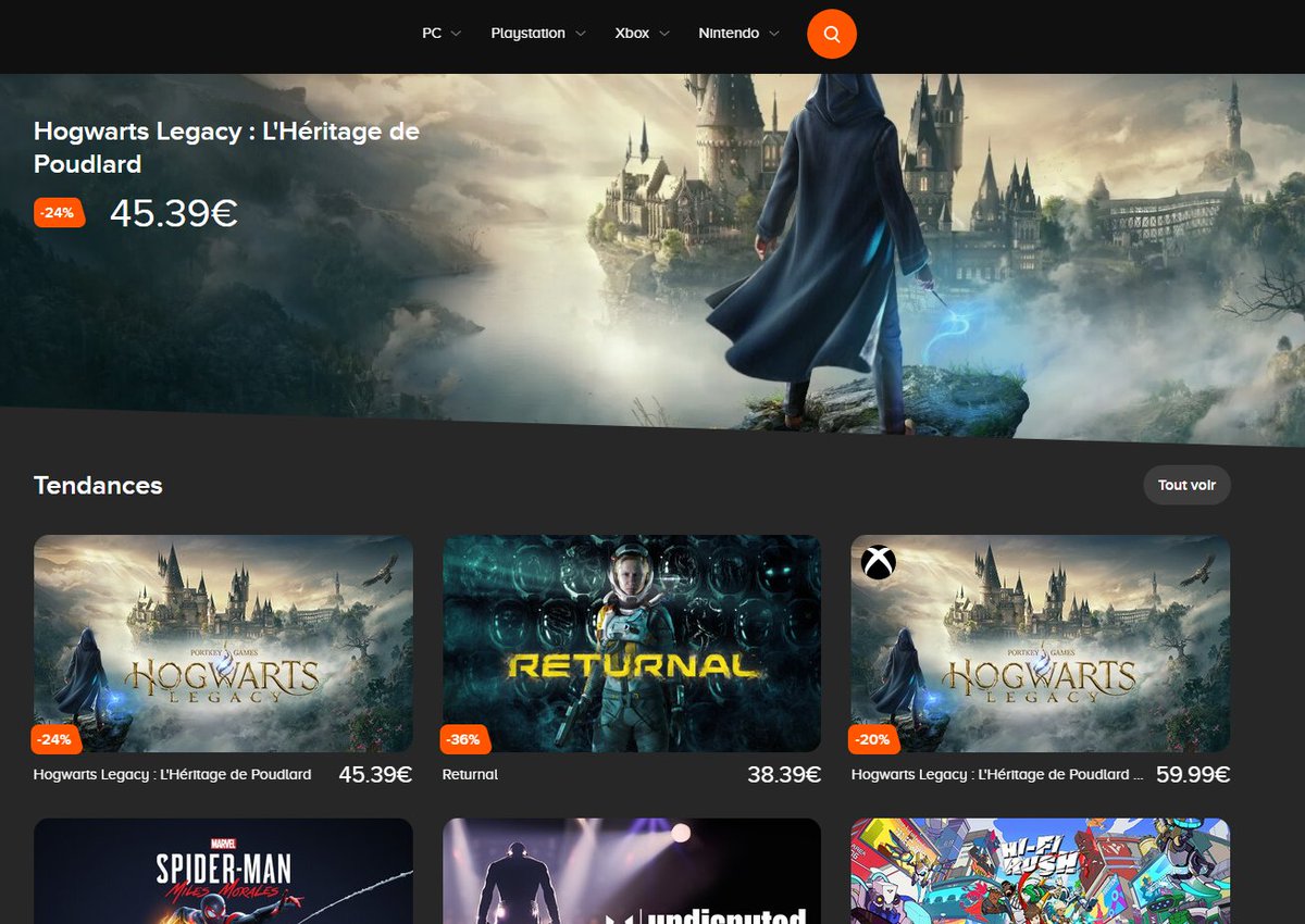 Le concours avec mon partenaire <a href="/InstantGamingFR/">Instant Gaming</a> est de retour en 2023 instant-gaming.com/fr/giveaway/ma… 👍 Choisissez votre jeu et attendez la fin du décompte pour voir si vous avez gagné 🔥 Bonne chance et à ce soir pour les voitures de la réalité ;)