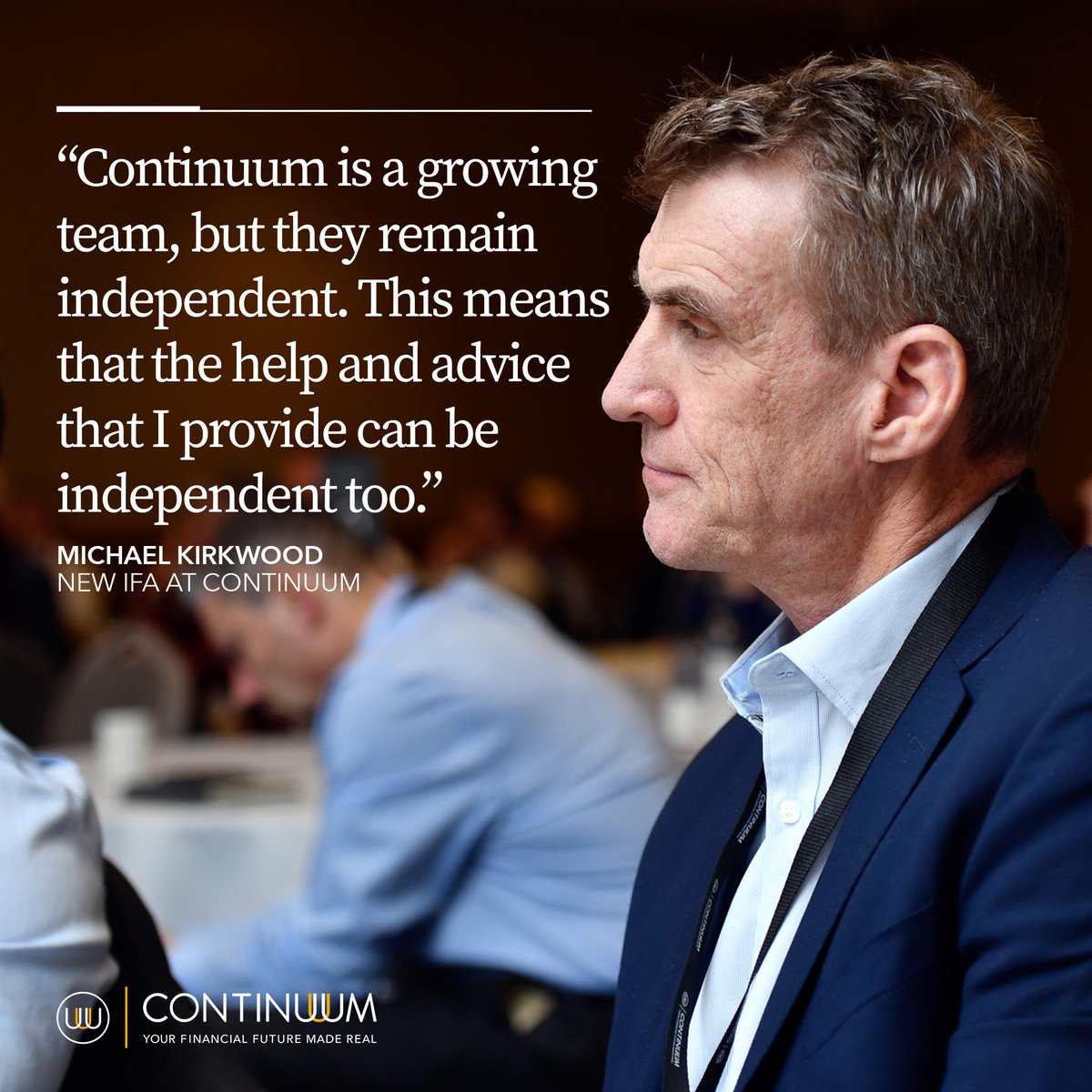MyContinuum's tweet photo. Continuum has made a major step forward and is bringing its services to Northern Ireland.

Key to this important development is the appointment of the latest member of the Continuum team, Michael Kirkwood.

https://t.co/EPM5W3aQRG https://t.co/9TgZuWXaP5