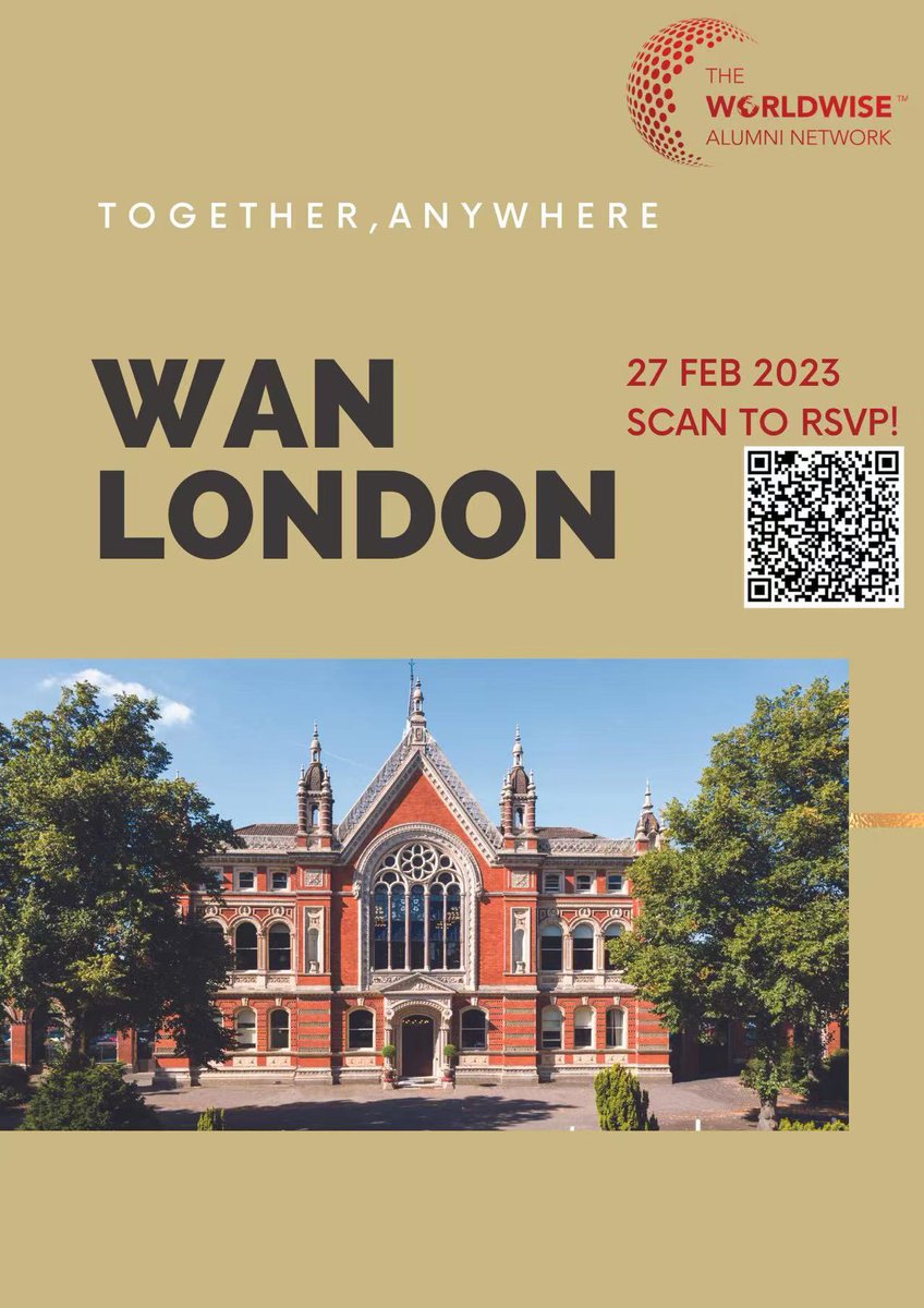 HeadDulwichSG's tweet photo. Really looking forward to catching up with our former students at this Worldwise Alumni Event at the College in London. Would love to see some Suzhou ren and some Singapore alumni. Please come along and make my day. #DCSG #DCSZ #Dulwich #Alleynians #Suzhou #Singapore https://t.co/mfp2VAbl2Y