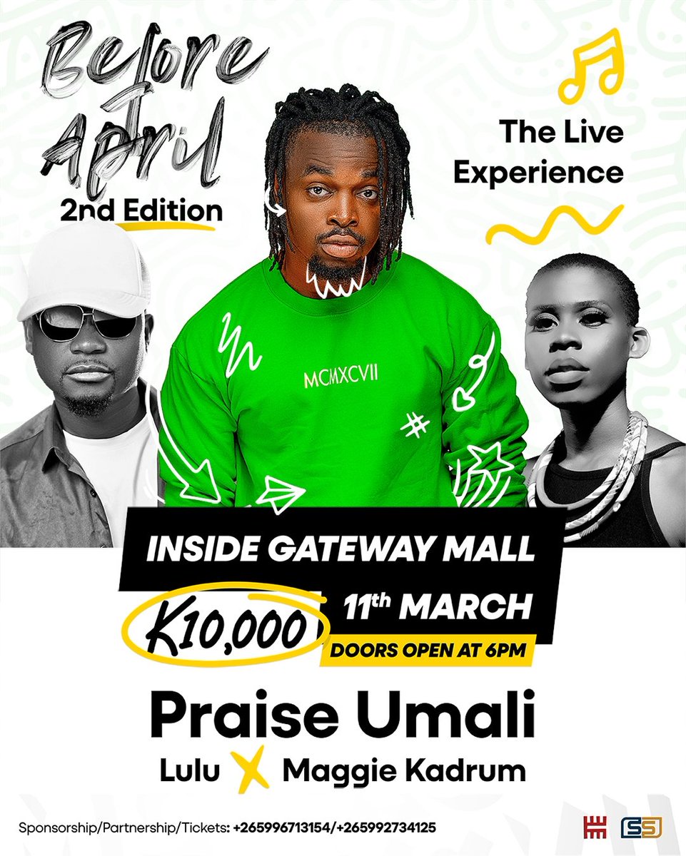 Praise_Umali's tweet photo. I’m happy to share the stage with the legendary Lulu and the amazing singer Maggie Kadrum at the before April 2nd edition !
Ticket outlets coming right up!!
#Beforeapril https://t.co/OzRX9d7Xmj